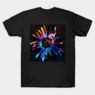 Abstract Rainbow Daisy T-Shirt